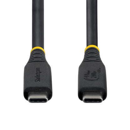 1.6FT USB4 CABLE BLACK USB-IF CERTIFIED 8K60/DP2.1/240W/40GBPS