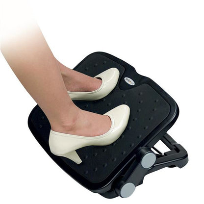 UNDER DESK FOOT REST ADJUSTABLE ERGONOMIC OFFICE FOOT STOOL STAND