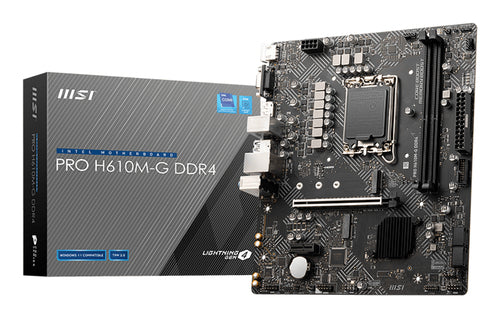 PRO H610M-G DDR4 MATX MOTHERBOARD DDR4