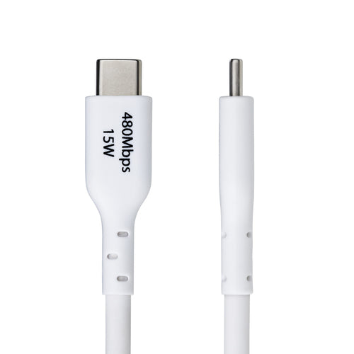 10FT WHITE USB-A TO USB-C CABLE CHARGER CORD USB 2.0 DATA TRANSFER