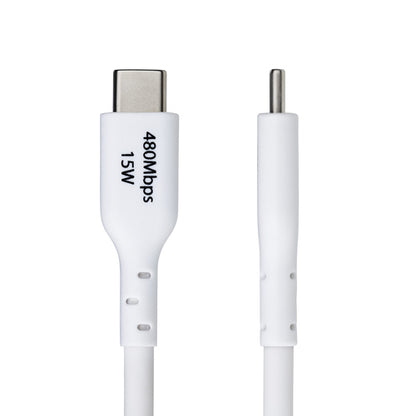 10FT WHITE USB-A TO USB-C CABLE CHARGER CORD USB 2.0 DATA TRANSFER