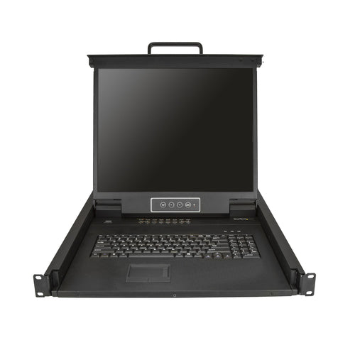 16 PORT RACKMOUNT KVM CONSOLE INTEGRATED LCD MONITOR KVM SWITCH