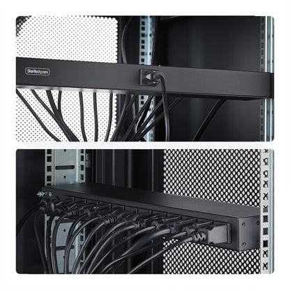 13-OUTLET RACKMOUNT PDU - 1U SERVER POWER STRIP FOR 19IN RACK