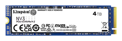 4000G NV3 M.2 2280 PCIE 4.0 NVME SSD (SNV3S/4000G)