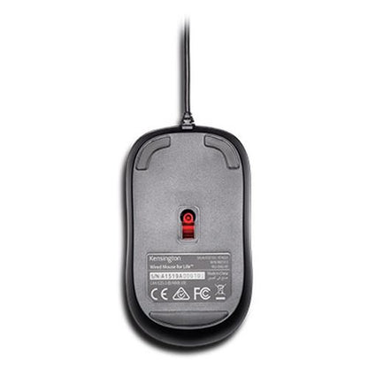 MOUSE FOR LIFE WIRED BLACK BULK PACKAGING