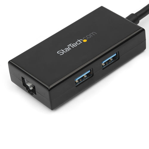 USB 3.0 HUB WITH ETHERNET GIGABIT NETWORK ADAPTER W/ USB