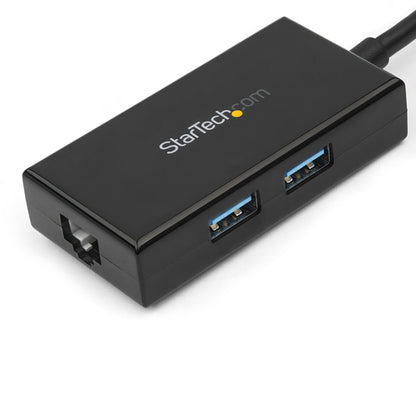 USB 3.0 HUB WITH ETHERNET GIGABIT NETWORK ADAPTER W/ USB