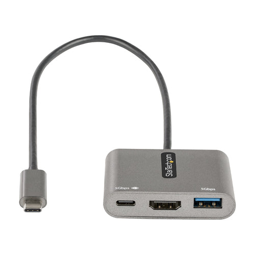USB C MULTIPORT ADAPTER 100W PD 4K HDMI MINI TRAVEL DOCK W/ USB (CDP2HDUACP2)