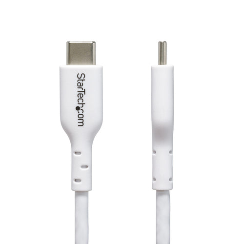 1M WHITE USB-C CHARGING CABLE 60W POWER DELIVERY M/M TYPE-C