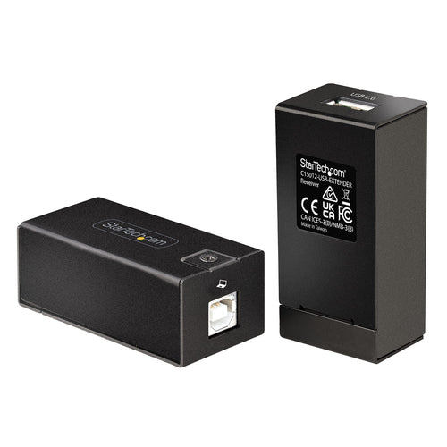 USB 2.0 EXTENDER HUB - USB-A OVER CAT5/6 ETHERNET CABLE RJ45