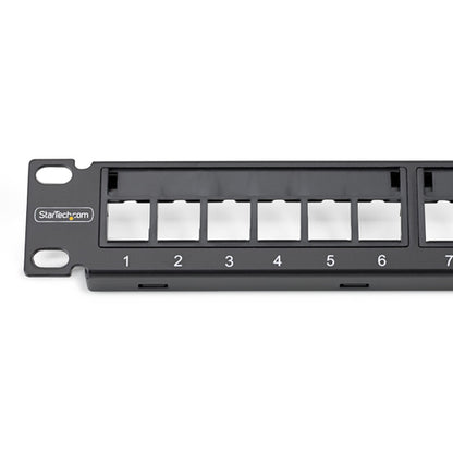 1U BLANK KEYSTONE PATCH PANEL 24 PORT/UTP/RACKMOUNT RJ45 PANEL (C6PANELUTP241U)