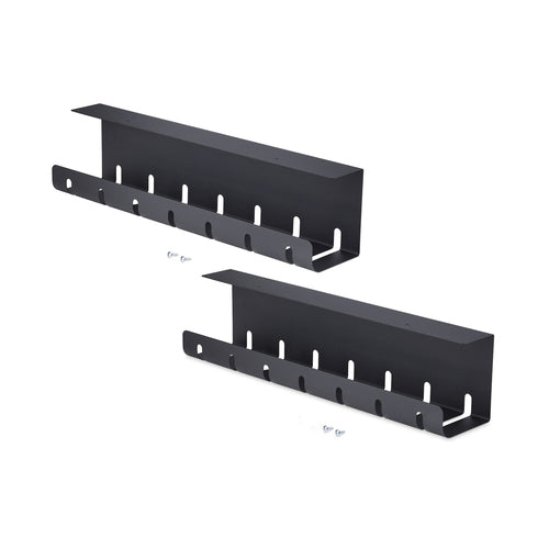 UNDER DESK CABLE MANAGEMENT - SLOTTED STYLE CABLE ORGANIZER TRAY