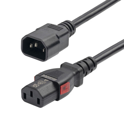 4FT POWER EXTENSION CORD IEC C14 TO LOCKING C13 10A 250V