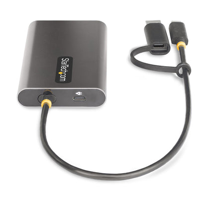 USB-C TO DUAL-HDMI ADAPTER - USB TO HDMI CONVERTER 4K 60HZ PD