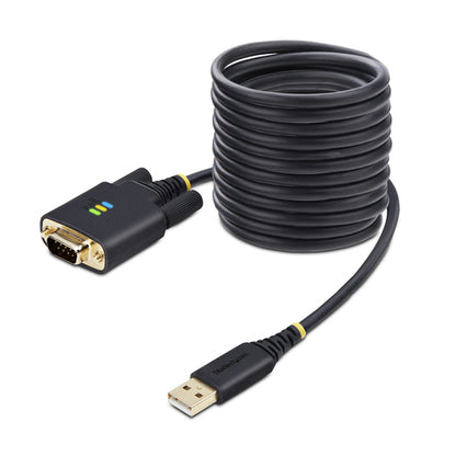 10FT USB TO SERIAL CABLE - USB TO DB9 RS232 ADAPTER