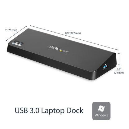 USB 3.0 DOCKING STATION UNIVERSAL DUAL MONITOR HDMI DP