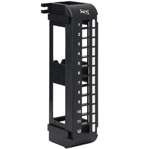 PATCH PANEL- BLANK- VERTICAL- HD-12-PORT
