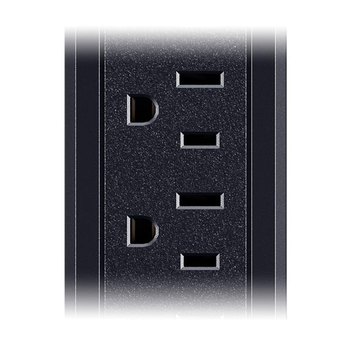 CYBERPOWER CSP604UC SURGE 1500J 4 CORD USB-AC BLACK