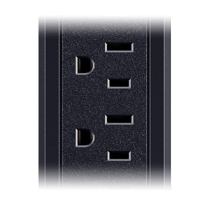 CYBERPOWER CSP604UC SURGE 1500J 4 CORD USB-AC BLACK