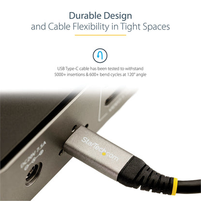 1.6FT USB C CABLE WITH 100W PD USB-C TO USB-C DP CHARGING CORD