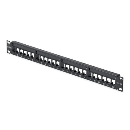 1U BLANK KEYSTONE PATCH PANEL 24 PORT/UTP/CABLE MANAGEMENT BAR (C6PANELUTP241UCM)