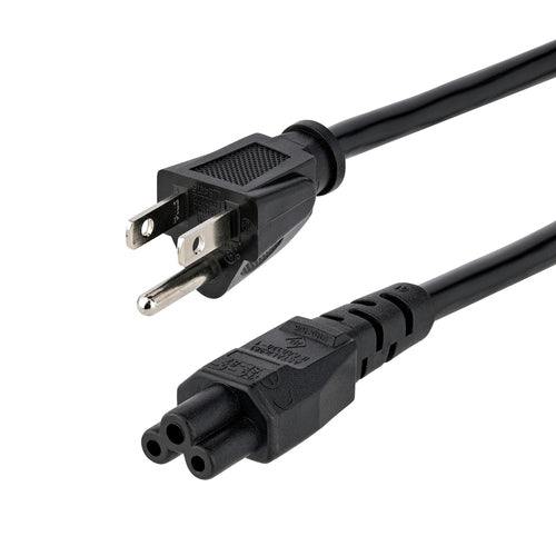 6FT 3PIN LAPTOP POWER CORD NEMA 5-15P TO C5 NOTEBOOK ADAPTER CABLE