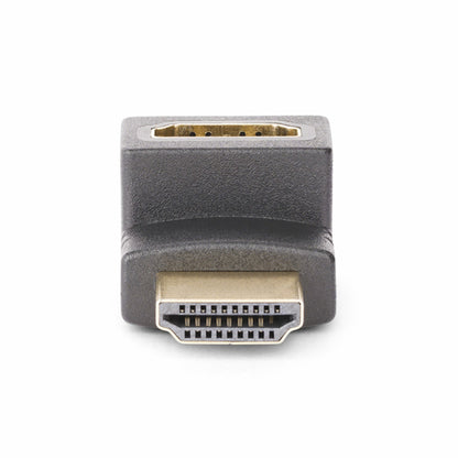 DOWN ANGLE HDMI ADAPTER M/F 90-DEGREE/HDMI 2.0/4K 60HZ