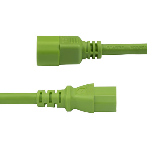 6FT HEAVY DUTY EXTENSION CORD IEC 60320 C14 TO C15 15A 250V (8915-4606-POWER-CORD)
