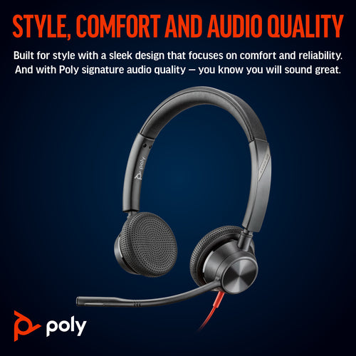 POLY BW 3325 USB-C HS 3.5MMP USB-C/A