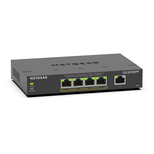 5 Port GB HP PoE Smart Plus