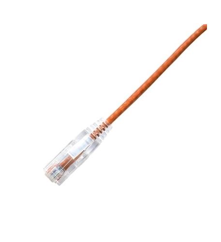PATCH CORD CAT6 SLIM 3FT ORANGE