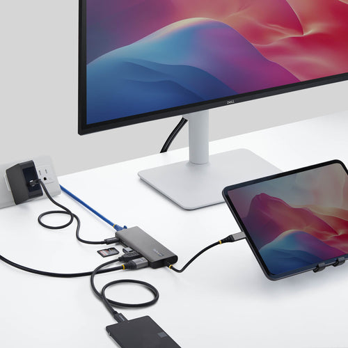 USB-C TO HDMI MULTIPORT HUB - 140W PD 4K 60HZ 2.5GBE SD SLOT