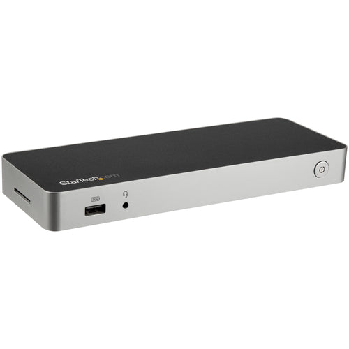 DUAL MONITOR USB C DOCK 60W POWER DELIVERY 4K DOCKING STATION