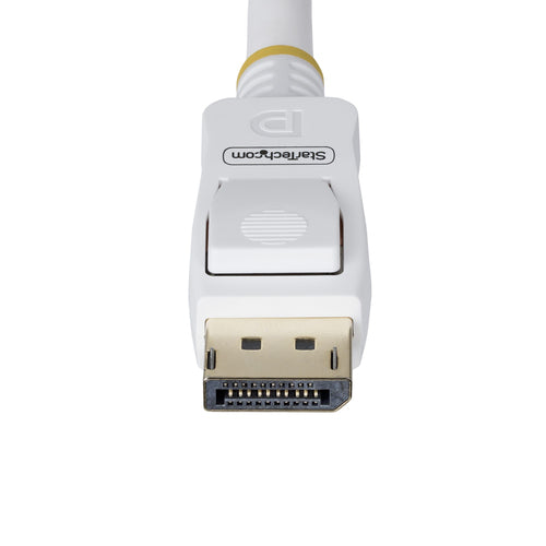 DISPLAYPORT 1.2 CABLE 4K 60HZ 6FT WHITE VESA CERTIFIED DP 1.2