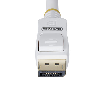 DISPLAYPORT 1.2 CABLE 4K 60HZ 6FT WHITE VESA CERTIFIED DP 1.2