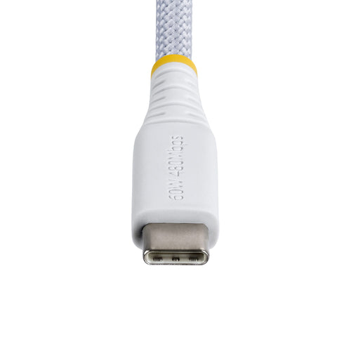 6FT WHITE USB-C CHARGING CABLE 60W PD/RUGGED USB 2.0 CHARGER CORD
