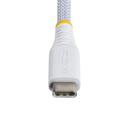 6FT WHITE USB-C CHARGING CABLE 60W PD/RUGGED USB 2.0 CHARGER CORD