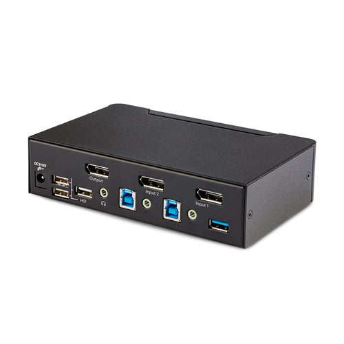 2-PORT DISPLAYPORT KVM SWITCH - 8K 60HZ HOTKEYS TAA COMPLIANT