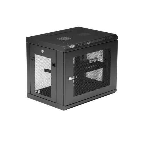 WALL MOUNT NETWORK SWITCH CABINET 9U SERVER RACK ENCLOSURE