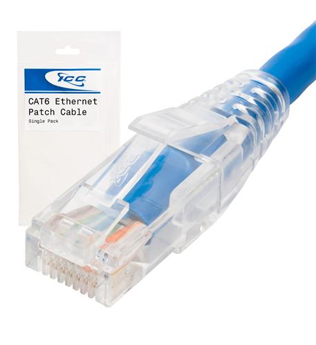 PATCH CORD CAT6, 10' 10PK BLACK