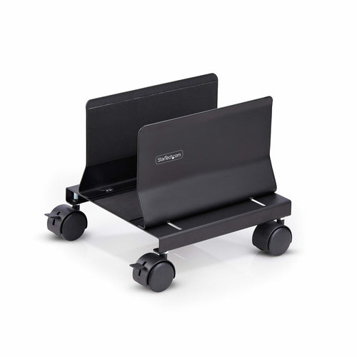 COMPUTER TOWER CART ROLLING CPU CADDY ON WHEELS PC MOUNT