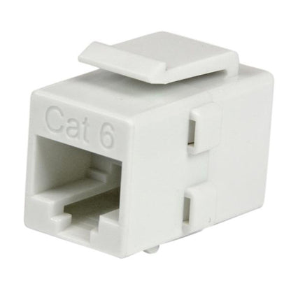 CAT6 RJ45 KEYSTONE JACK WHITE NETWORK COUPLER F/F