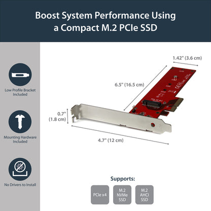 M.2 PCIE SSD ADAPTER CARD M2 NVME PCI EXPRESS CONVERTER CARD