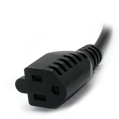 1FT COMPUTER POWER CORD C14 TO NEMA 5-15R AC POWER EXTENSION CABLE (PAC100)