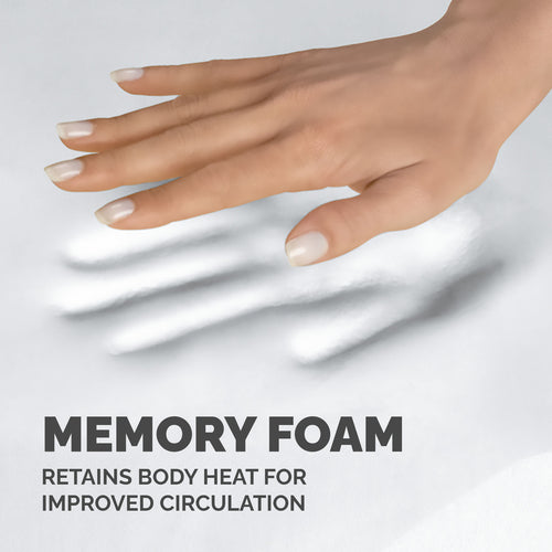 MEMORY FOAM SILVER MOUSE PAD WRIST REST NON SKID BACKING