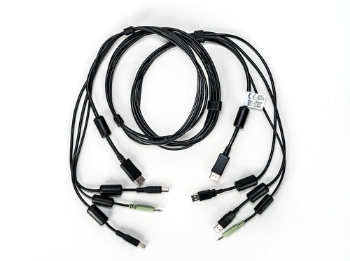 6FT CABLE ASSY 1-DISPLAYPORT/2-USB/1-AUDIO