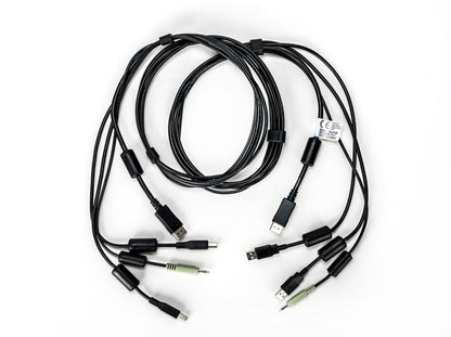 6FT CABLE ASSY 1-DISPLAYPORT/2-USB/1-AUDIO