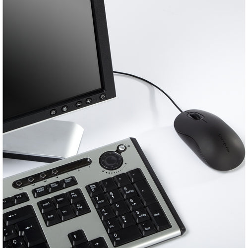 BLK MATTE USB FULL SIZE 3BUTTON OPTICAL MOUSE