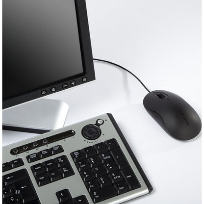 BLK MATTE USB FULL SIZE 3BUTTON OPTICAL MOUSE