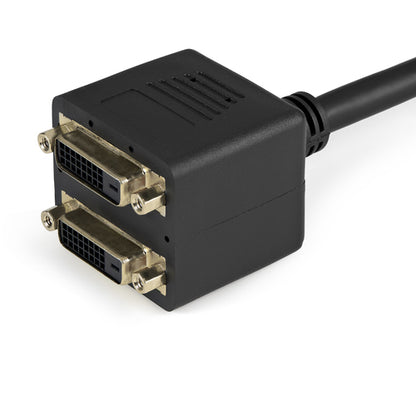 1FT VIDEO SPLITTER DUAL LINK DV I-D Y CABLE MALE TO FEMALE BLACK